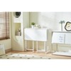 VisioGear Folding Desk, Small Foldable Desk for Small Space, Home Office Foldable Office Desk for Bedroom, White, 31.5"*22.9"*29.53" - 4 of 4