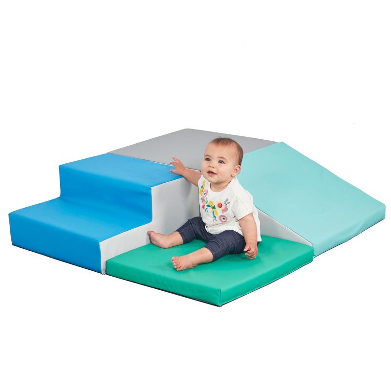 ECR4Kids SoftZone Little Me Foam Corner Climber - Indoor Active Play Structure for Babies and Toddlers, 4 of 10