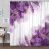 LunaLulinlk Purple and Gold Marble Shower Curtain - 4 of 4