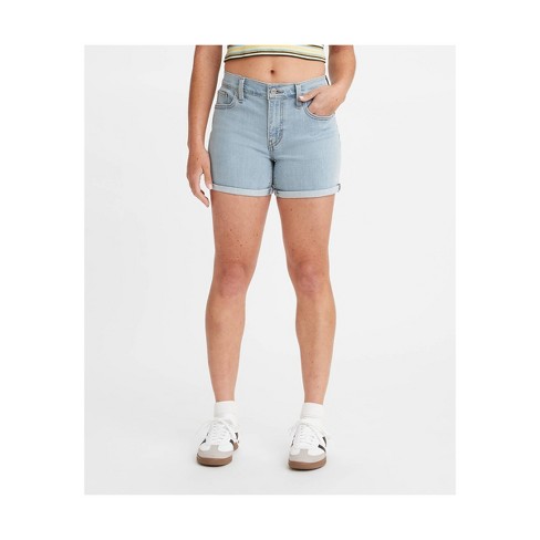 Levi's® Women's Mid-rise Midi Jean Shorts - Lapis Outsider 26x30 : Target