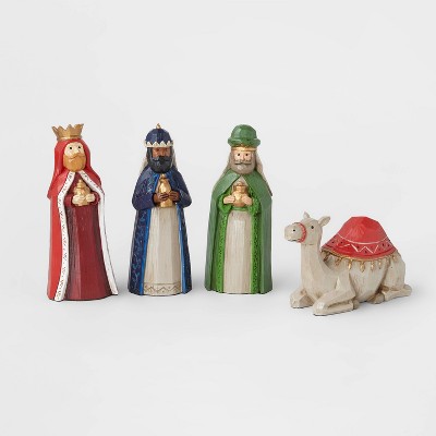 4pc Three Wise Men Decorative Christmas Figurine Set - Wondershop