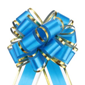 Unique Bargains Christmas Wedding Gift Wrapping Large Pull Bow 10 Pcs - 1 of 4