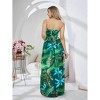 HAPPY BAY Women's Tube Dress Maxi Casual Dress Large-X-Large Regal Leaves - 4 of 4