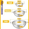 Micro-Perforated Metal Colander Strainer with Handle for Kitchen/Draining Pasta/Rinsing Vegetables Fruits - 2 of 4