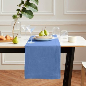 Solino Home Linen Hemstitch Table Runner | Sonoma - 1 of 4