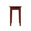 Shaker Chair Side Table with Charger Walnut - AFI - 4 of 4