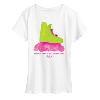 Women's - Barbie - Rollerblading Barbie the Movie Short Sleeve Graphic T-Shirt