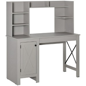 NicBex 47.3 Inch Computer Home Office Desk with 1 Cabinet and Open Shelves for Study Room,Bedroom and Office - 1 of 4