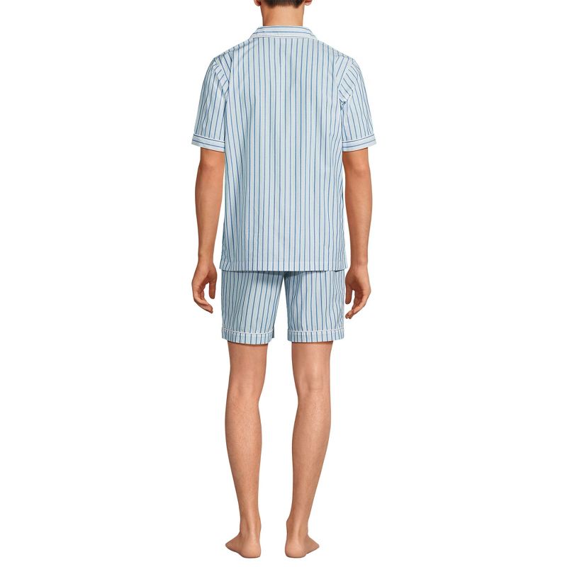 Lands' End Men's Short Sleeve Essential Pajama Set, 2 of 4