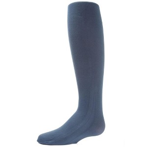 Memoi Girls' Soft Pima Cotton Opaque Tights - 1 of 1