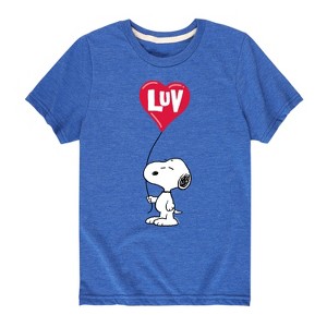 Boys' - Peanuts - Snoopy Luv Short Sleeve Graphic T-Shirt - 1 of 4
