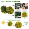 Artificial Topiary Balls Set of 2, Flower Topiary Balls Decorative Balls for Outdoor and Indoor, Wedding Decoration - 4 of 4