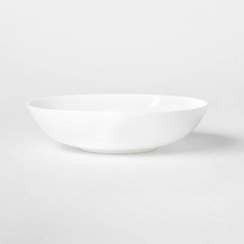 Y YHY 26 Ounces Porcelain Pasta Salad Bowls, White Bowls-Sprial