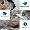 Abstract Runner Rug, Washable Stain Resistant Carpet with Non-Slip Backing, Low Pile Floor Cover for Kitchen Hallway Laundry Bedroom - 3 of 4