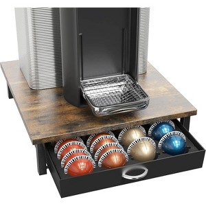 Tempered Glass Vertuo Pod Drawer, Holds 24 Large or 48 Small Nespresso Capsules - 1 of 4