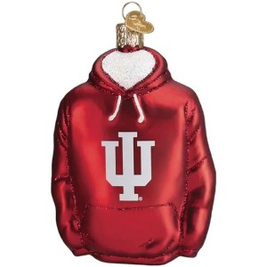 Old World Christmas Glass Blown Ornament for Christmas Tree, Indiana Hoodie - 1 of 3
