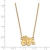 Black Bow Jewelry 14k Yellow Gold California State Fresno Bulldogs NCAA Necklace 18 Inch - 3 of 4