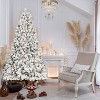 NicBex 6ft Prelit Snow Flocked Artificial Christmas Tree with 888 Branch Tips, 350 Lights and Metal Stand for Indoor - 4 of 4