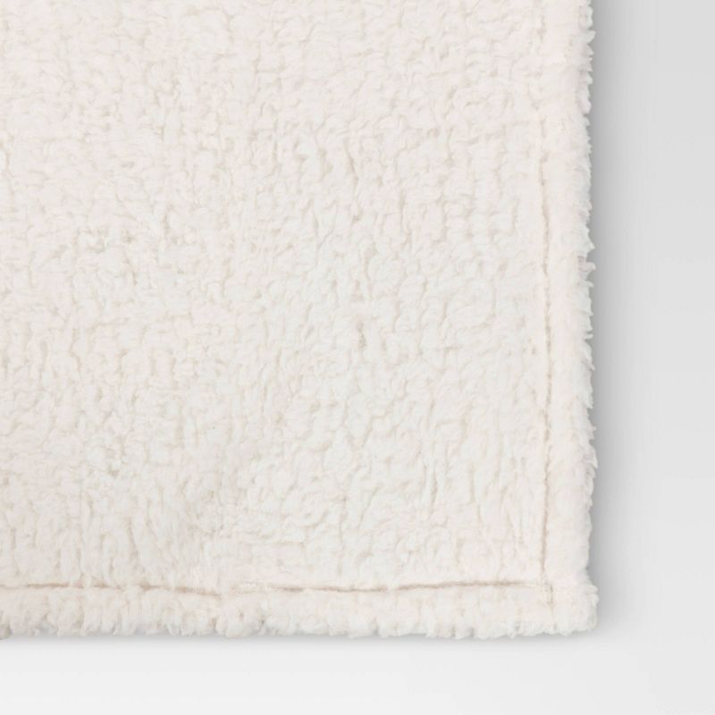 Faux Shearling Throw Blanket - Room Essentials™, 4 of 6