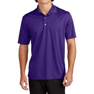 Mafoose Men's Short Sleeve Poly Mesh Moisture-Wicking Dri-Mesh Polo T-Shirt - 1 of 4