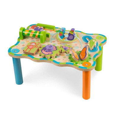 Melissa & Doug First Play Childrens Jungle Wooden Activity Table for Toddlers