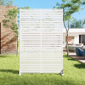 Lirago Metal Outdoor Privacy Screen Privacy Fence Outdoor Privacy Panel - 72x47 - 1 of 4