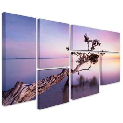 Moises Levy 'Water Tree XV' Multi Panel Art Set