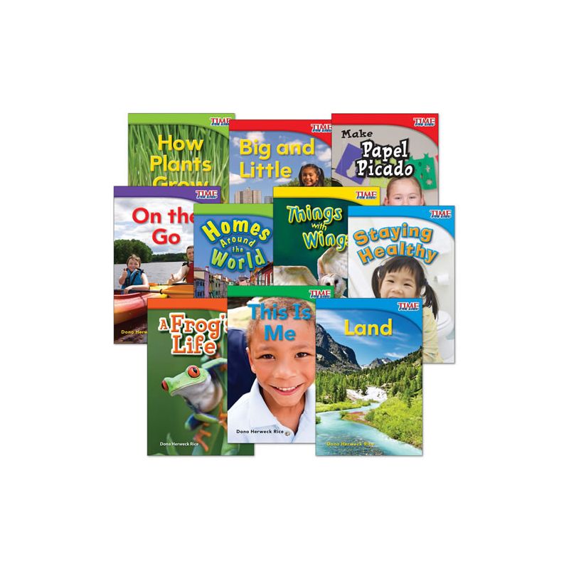 Shell Education TIME FOR KIDS Nonfiction Readers Grade 1 Set 1 - 10-Book Set, 1 of 3