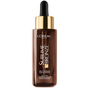 L'Oreal Paris Sublime Bronze Self-Tanning Facial Drops Fragrance-Free - 1 fl oz - 1 of 4