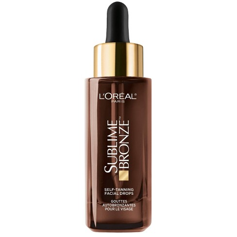 L'oreal Paris Sublime Bronze Self-tanning Facial Drops Fragrance-free - 1  Fl Oz : Target
