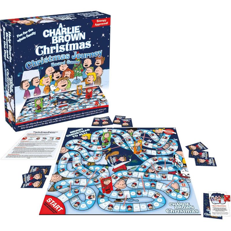 NMR Distribution Peanuts A Charlie Brown Christmas Family Board Game, 3 of 4