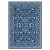 Modern Floral Rug Washable Area Rugs for Living Room Bedroom - 2 of 4