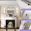 POWLIG 15.7-in 1-Led Nickel Dimmable LED Flush Mounted Wall Sconces - 4 of 4