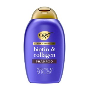 OGX Biotin & Collagen Extra Strength Volumizing Shampoo for Fine Hair - 13 fl oz - 1 of 4