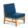 CAVINAS Outdoor Patio Furniture Set with Coffee Table, Acacia Wood Patio Couch Set, Modern Lawn Furniture for Garden - 3 of 4