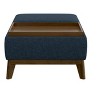 Blue Reversible Tray Ottoman - 4 of 4
