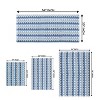 Home Weavers Orion Collection 100% Cotton Bathroom Rug, Non Slip Bath Mat Water Absorbent Soft Shaggy Mat Machine Washable - 3 of 4