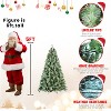 Artificial 5ft Green Christmas Tree with 694PVC/Hard Needle Mixed Branch Tips Hinged Premium & Foldable Base for Indoor Holiday Decorating - 2 of 4