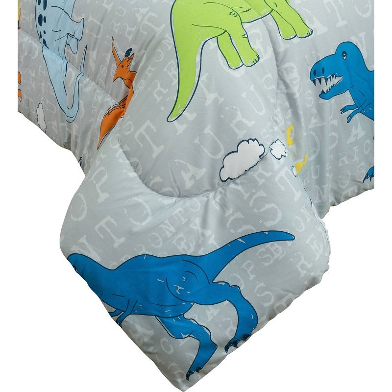 7pc Full Dinosaur Walk Kids&#39; Bed in a Bag - Kidz Mix, 4 of 7
