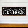 Slickblue No Place Like Home Sign, 3.5x10 Rustic Pine Wood Plaque, Multiple Color Options, Hanging or Shelf - 2 of 3