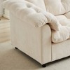99.2" Chenille Cloud 3-Seater Sofa with Deep Seat - 4 of 4