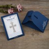 Anna-Kaci Silver Tone Crystal Rhinestone Cross Patonce Fashion Necklace with Message Card Envelope Jewelry Gift - 4 of 4