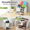Garnen Desk Organizer With Drawers, Makeup Organizer Countertop Organization and Storage, Vanity Organizers Pencil Pen Holder for Desk with To-Do List - 3 of 4