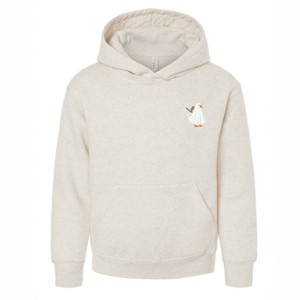 The Juniper Shop Boo Ghost Goose Youth Hoodie - M - Natural - 1 of 3