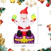 Christmas Inflatables Santa Claus with Stakes & Tethers , Outdoor Blow Up Christmas Decorations with Built-in LED Lights，for Yard Lawn Garden - 4 of 4