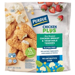 Perdue Rice Breaded Chicken Breast and Vegetable Tenders Frozen - 18oz - 1 of 4