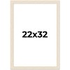 PosterPalooza | 22x32 Wide Barnwood Picture Frame, UV Acrylic, 6 Finishes - Grey, Brown, White, and Black - 2 of 4