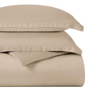 Egyptian Cotton 400 Thread Count Solid Duvet Cover Set by Blue Nile Mills - 1 of 4