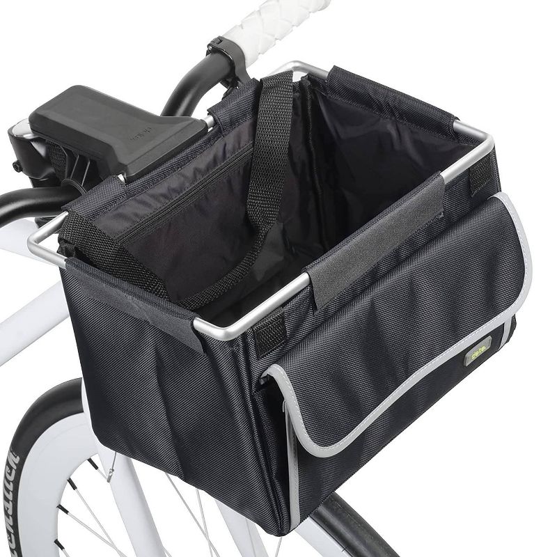 Delta Cycle Luxe Front Bike Basket - Black, 1 of 7