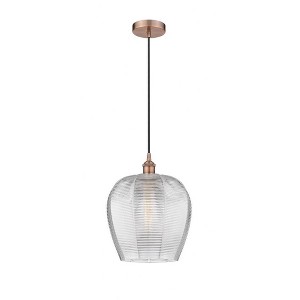 Norfolk - 1 Light Cord Hung Mini Pendant In Industrial Style-15.13 Inches Tall and 11.75 Inches Wide - 1 of 1